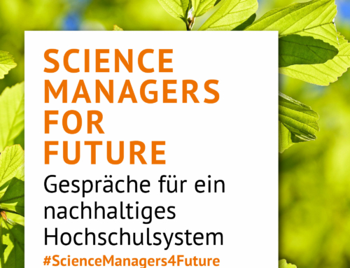 Podcast #SciencemanagersForFuture meets die Deutsche Gesellschaft für Nachhaltigkeit an Hochschulen – DGHochN