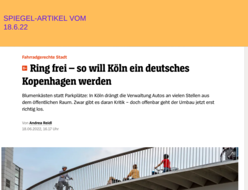 Fahrrad-El Dorado Köln – im SPIEGEL-Interview mit Andrea Reidl